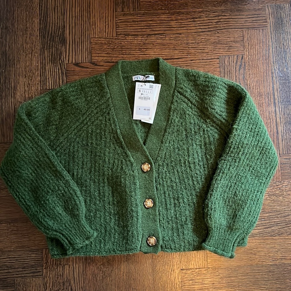 ZARA - “PURL KNIT JACKET”